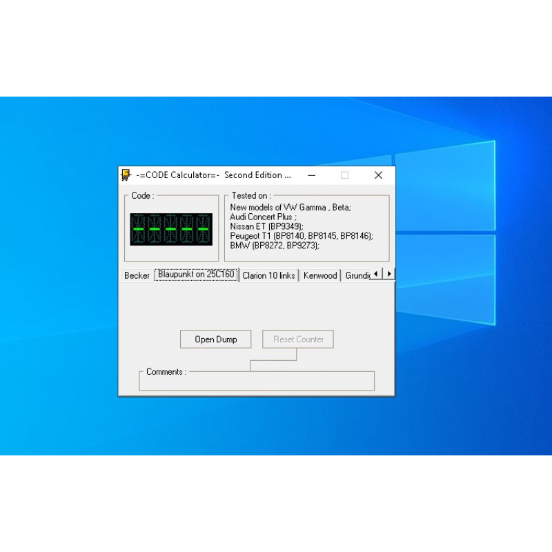 Code Calculator Second Edition – Grundig / Philips Radio Unlock Tool