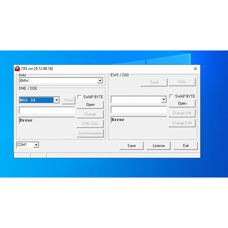 BMW ISN v0.12.04.16 – ECU & EWS Synchronization Tool