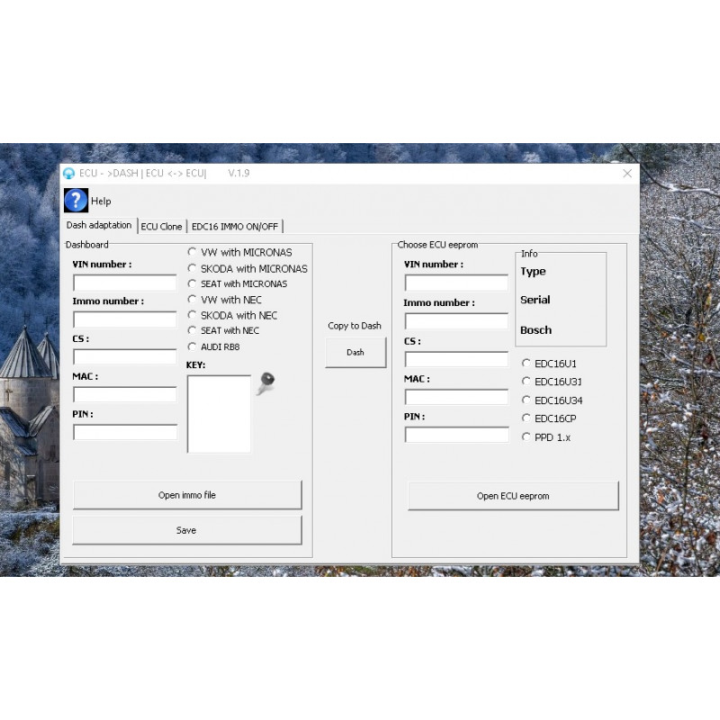 Dash ECU Teacher v1.9 – VAG Group Dashboard & ECU Synchronization Tool