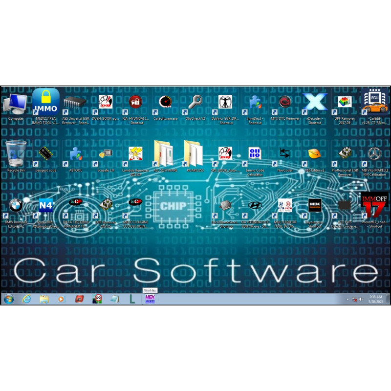 Ultimate Car Diagnostic & ECU Software Suite – 160+ Tools Pre-Installed in Optimized Windows 7 VM (Ready to Run!)