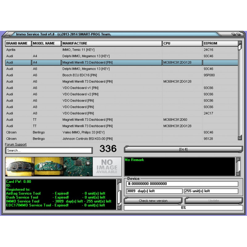 Immo Service Tool v1.0 – Immobilizer Reset & PIN Code Calculator from EEPROM Dumps