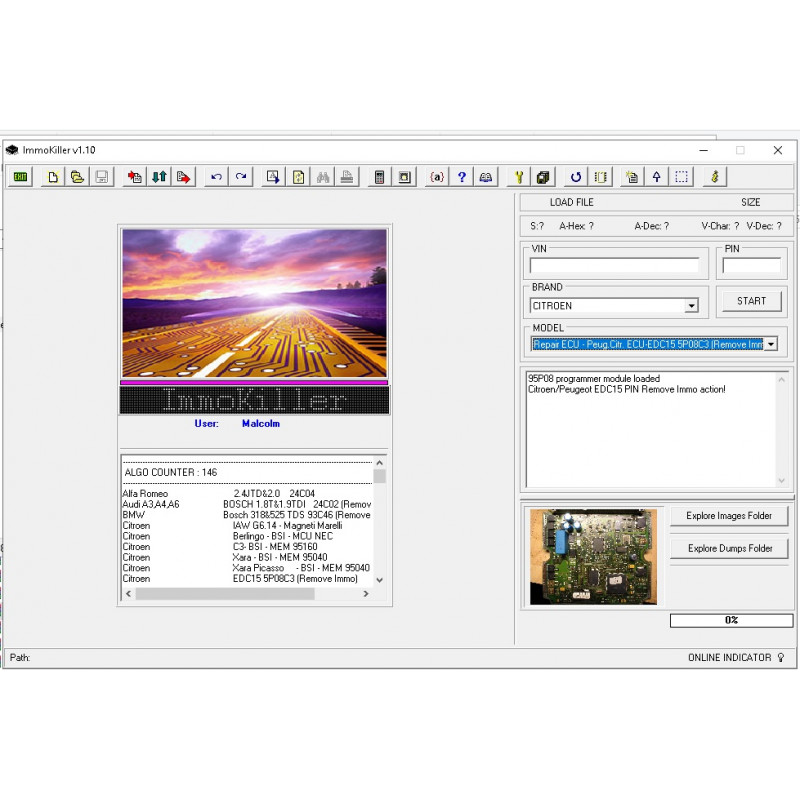 ImmoKiller v1.10 – Universal Immobilizer Removal & ECU “Immofree” Tool