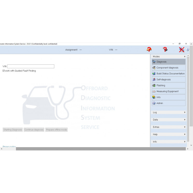ODIS Service 25 + ODIS Engineering 19 Pre-Installed Virtual Machine VAG Group