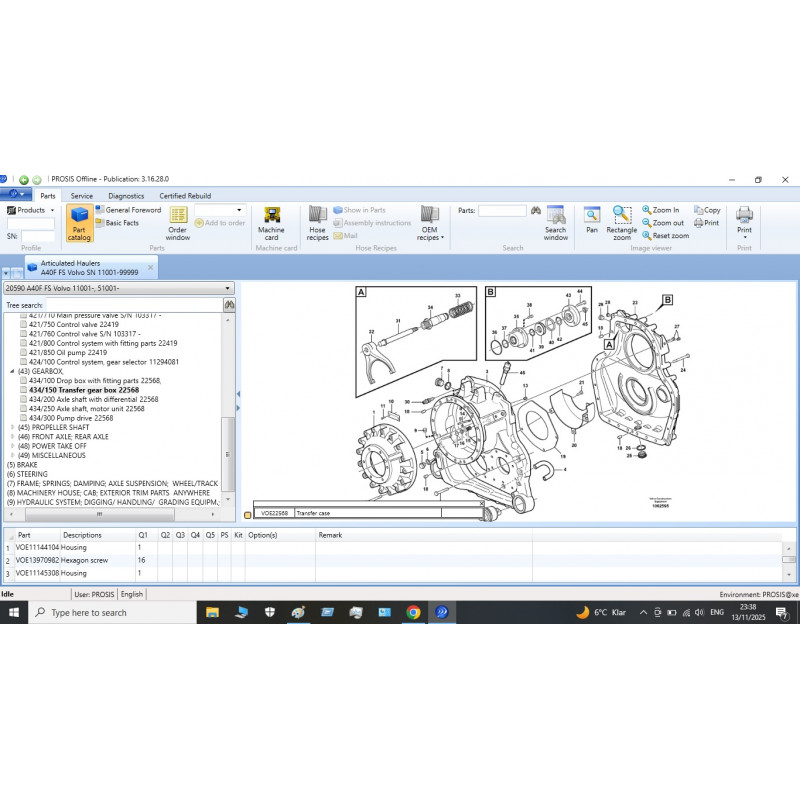 Volvo PROSIS 2019 Offline Parts & Repair Manual + Service Information for Volvo