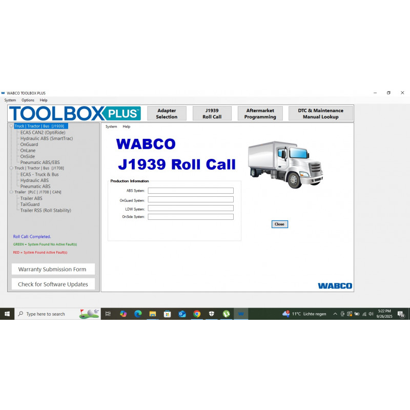 WABCO Toolbox Plus v13.7.1 Diagnostics Programming for ABS, HPB, ECAS + PIN CALC
